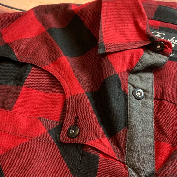 Eight 732 Plaid long sleeve shirt - Picture 5 of 6